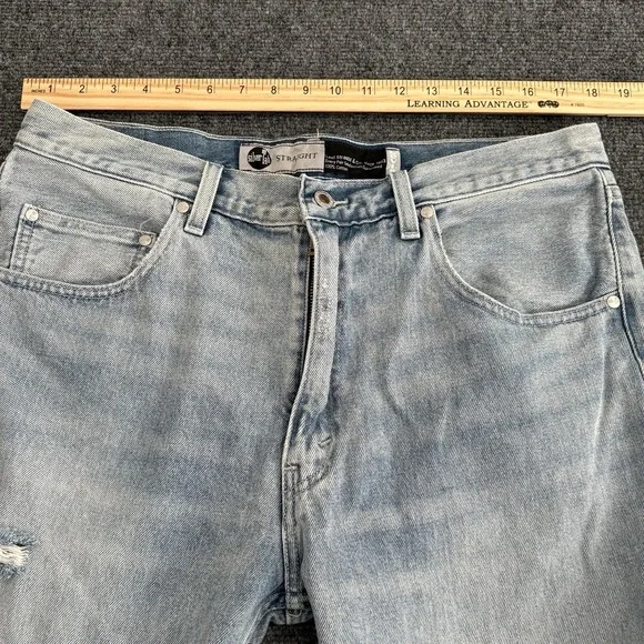 Levi's SilverTab Relaxed Straight Fit Jeans Mens Fits 36x30 Distressed Y2K Style - Picture 8 of 12